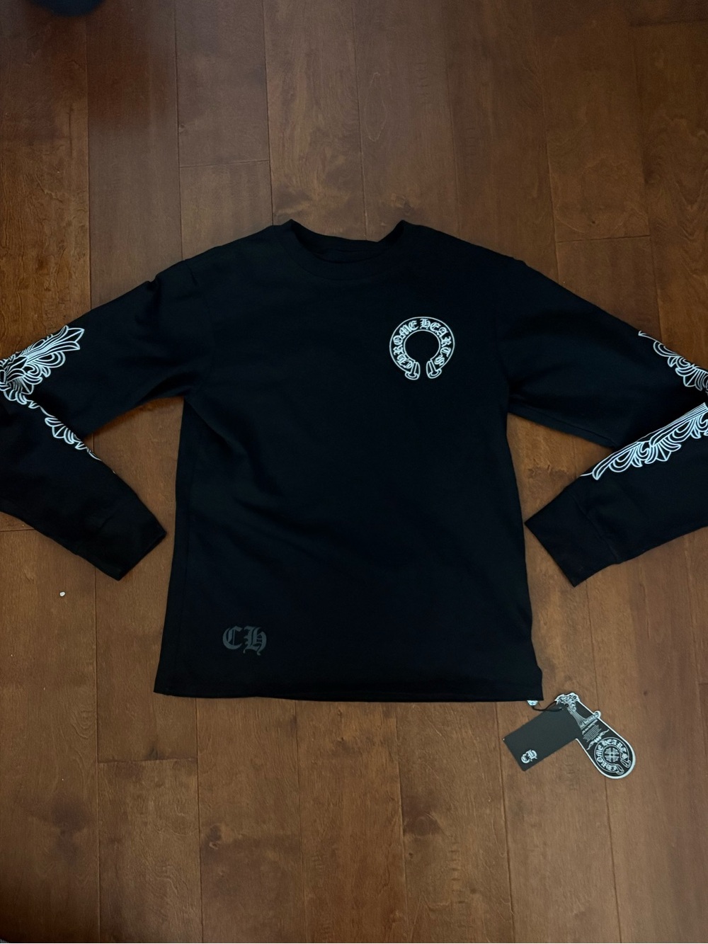 Chrome heart long sleeve shirt